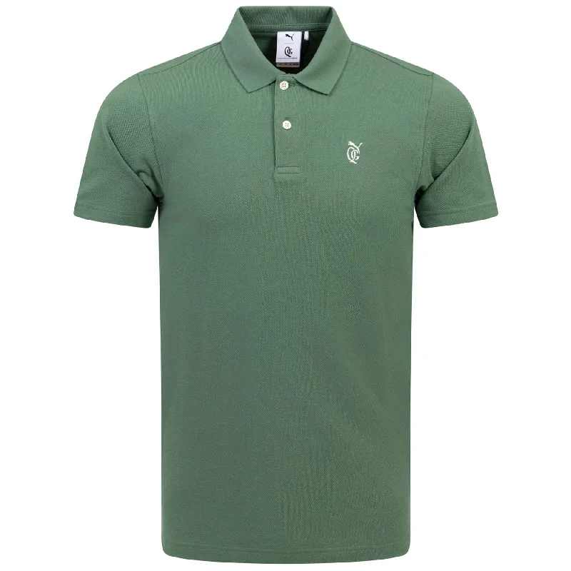 Free Design X QGC Post Round Polo Deep Forest - SS24