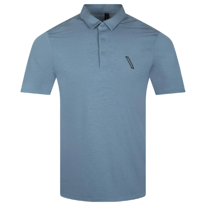 Feminine Charm x TRENDYGOLF Evolution Short Sleeve Polo Shirt River Blue - AW23